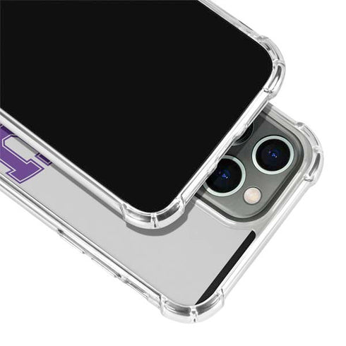 Texas Christian University Horned Frogs Logo Print iPhone 14 Pro Clear Case